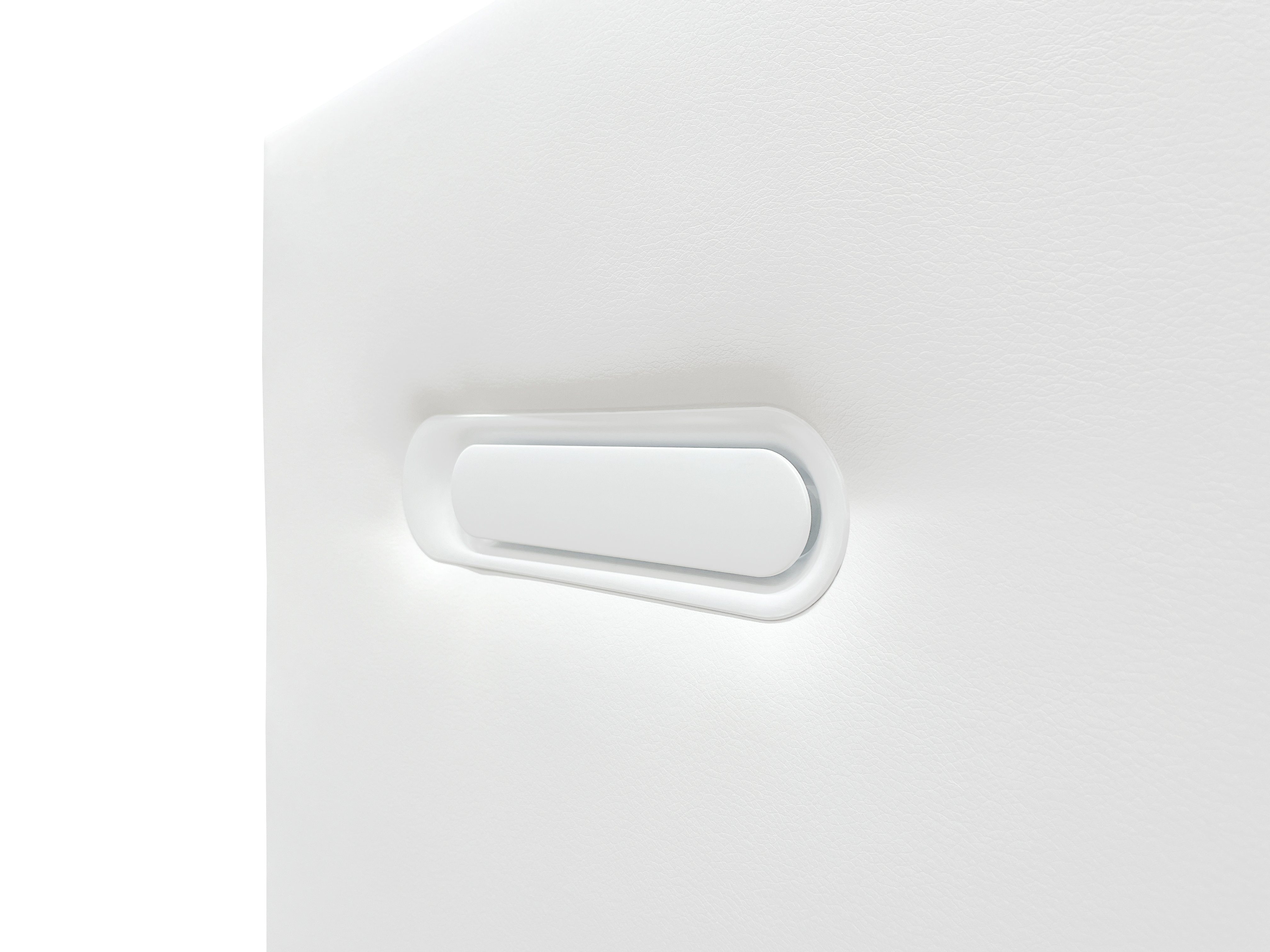 und wonello Topper inkl. LED-Beleuchtung, Modesto, Bettkasten, 2x weiß USB-Anschluss Boxspringbett