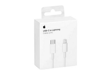 OIITH Apple MD819ZM/A iPhone Lightning auf USB Kabel 2m Ladekabel USB-Ladegerät