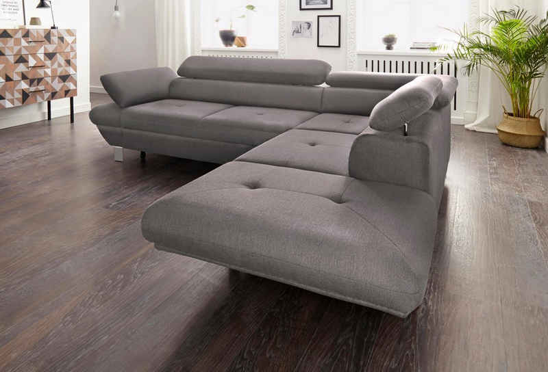 exxpo - sofa fashion Ecksofa Vinci, wahlweise mit Bettfunktion