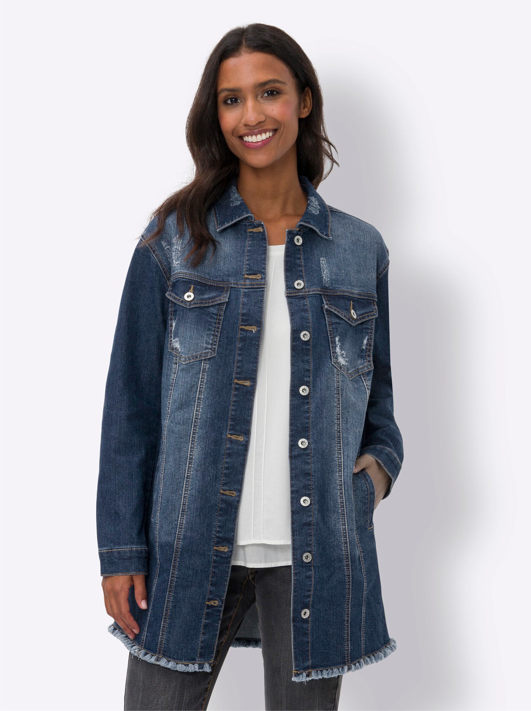 heine Blusenblazer Jeansjacke . günstig online kaufen