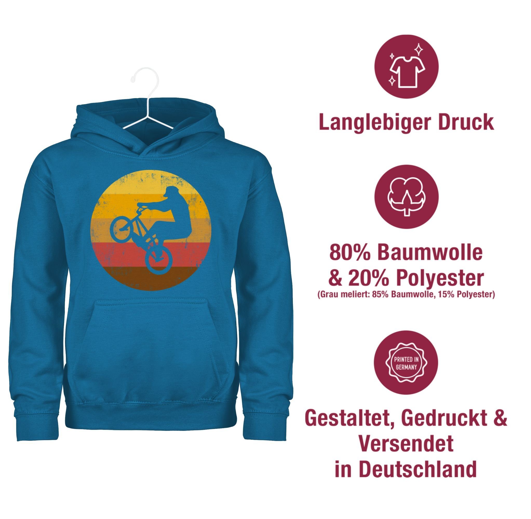 Shirtracer Hoodie BMX Jump I Geschenk BMX Fahrer I BMX Fan Kinder Sport Kleidung