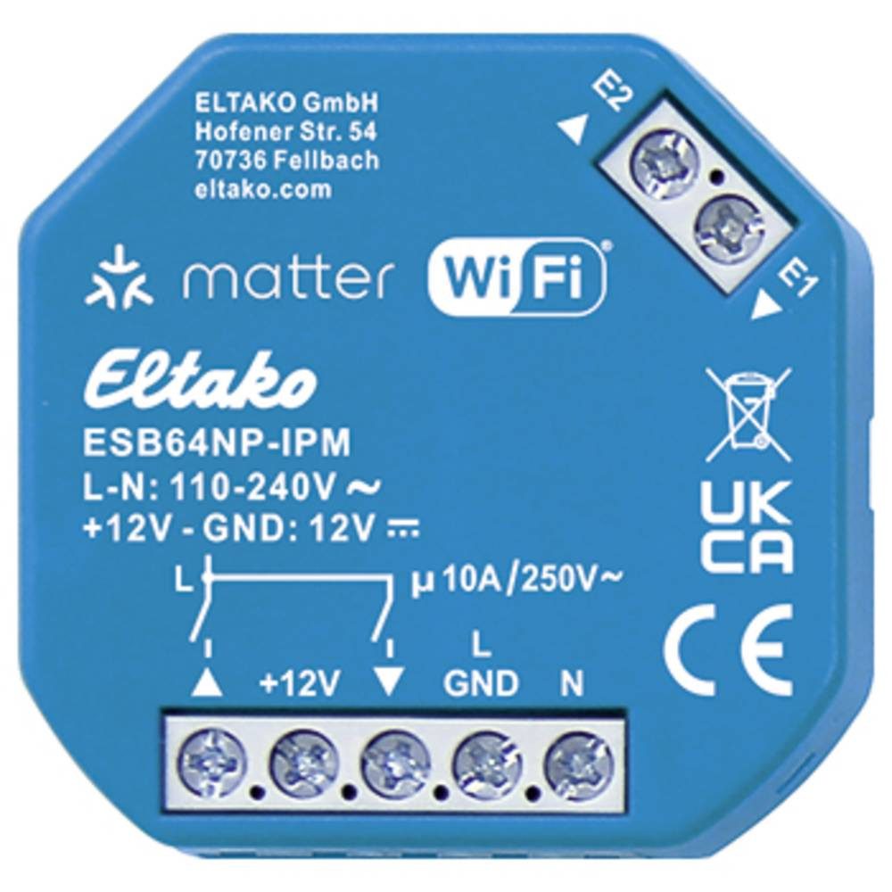 Eltako ESB64NP-IPM Aktor Klemme Schaltleistung (max) 2000 W 30064019 Smart-Home-Steuerelement