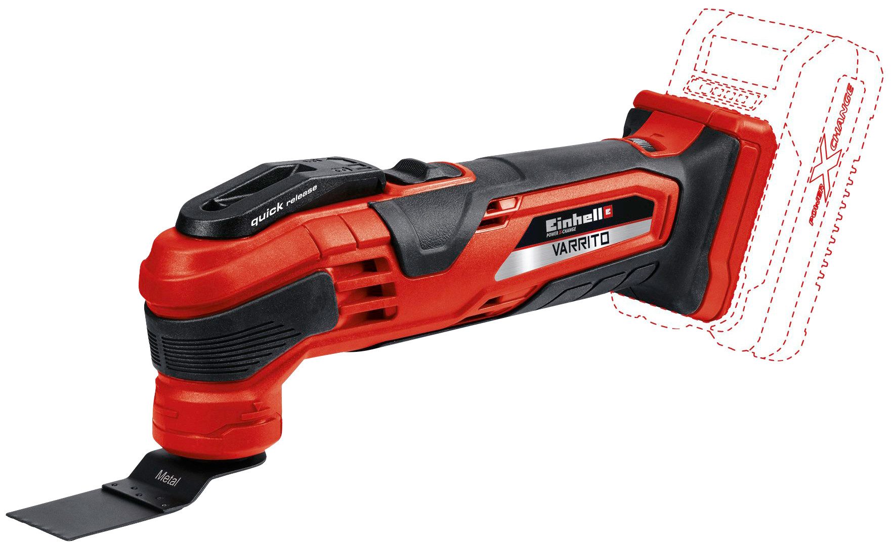 Einhell Akku-Multifunktionswerkzeug VARRITO, Power X-Change, ohne Akku und Ladegerät