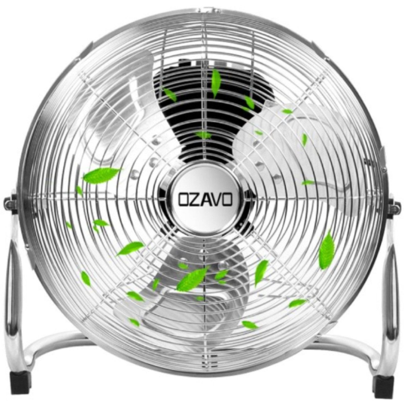 OZAVO Bodenventilator OZ270-276 Ø35/ 45/ 50/ 55cm 3 Geschwindigkeitsstufen, 45W/80W/100W/110W Eisen Windmaschine Lüfter Standventilator Ventilator