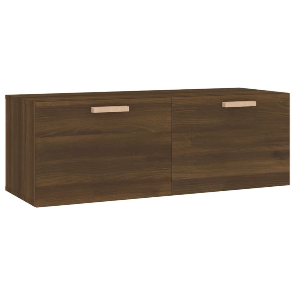 vidaXL Hängeschrank Wandschrank Braun Eichen-Optik 100x36,5x35 günstig online kaufen