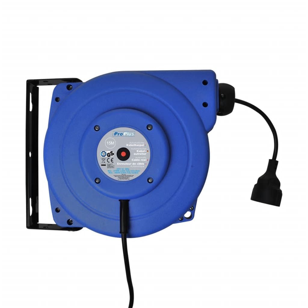 Automatische Kabeltrommel 15 m 580786 Verlängerungskabel