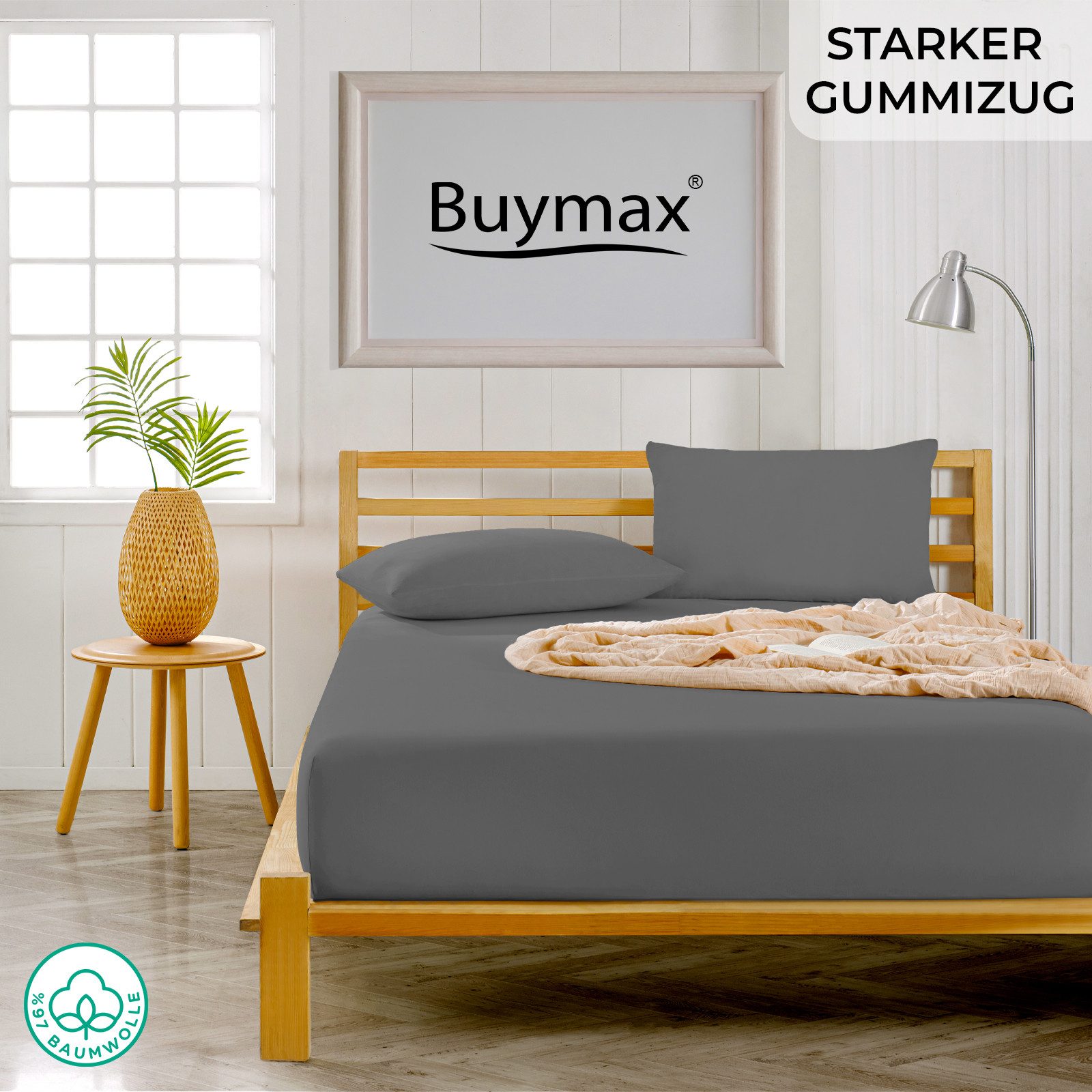 Buymax Spannbettlaken Wasserbett Spannbettlaken für Boxspringbetten Matratz günstig online kaufen