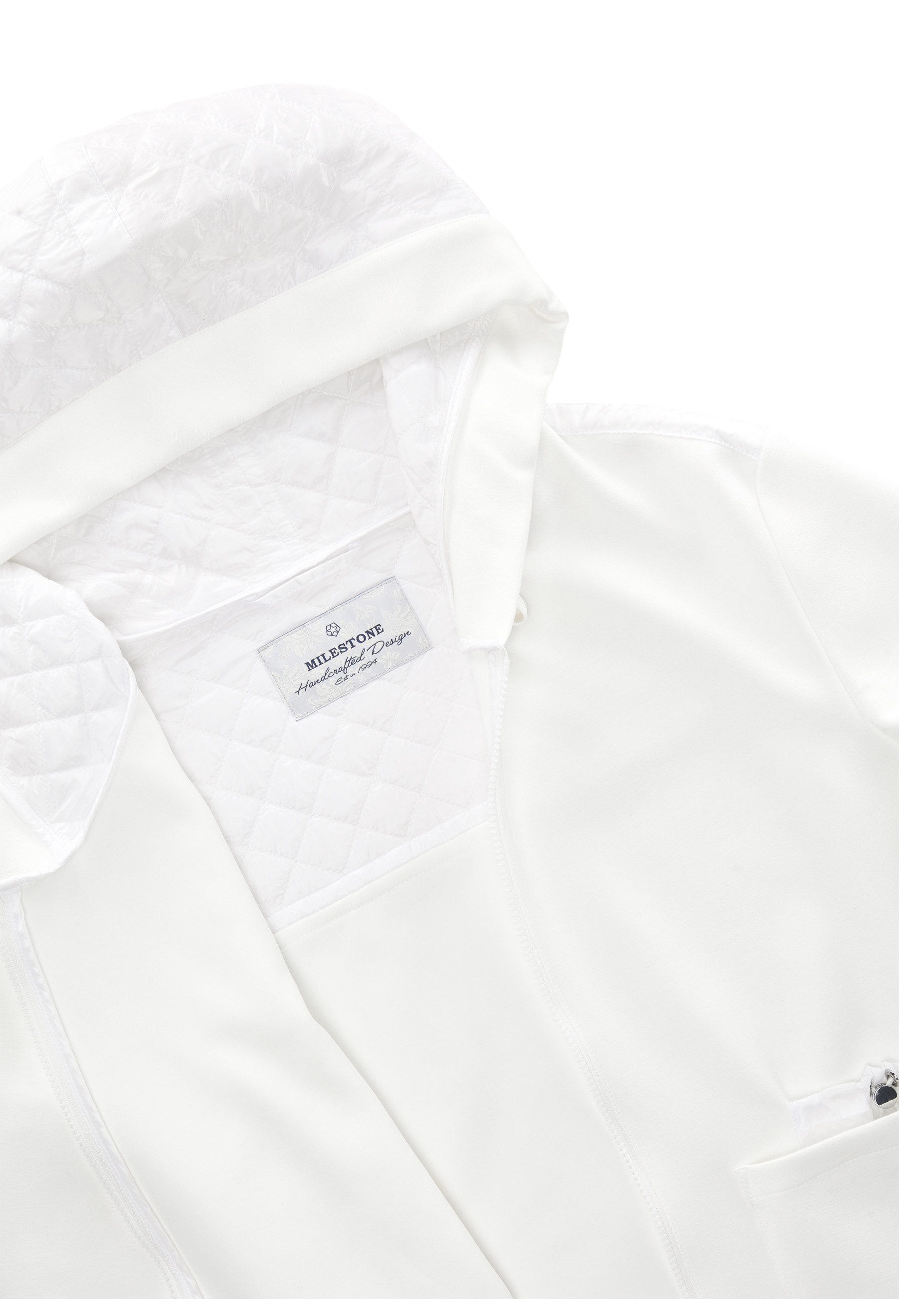 Milestone Sweatjacke MSPomelo Damen Übergangsjacke casual, sportlich Reißverschlüsse am Seitennahtsaum