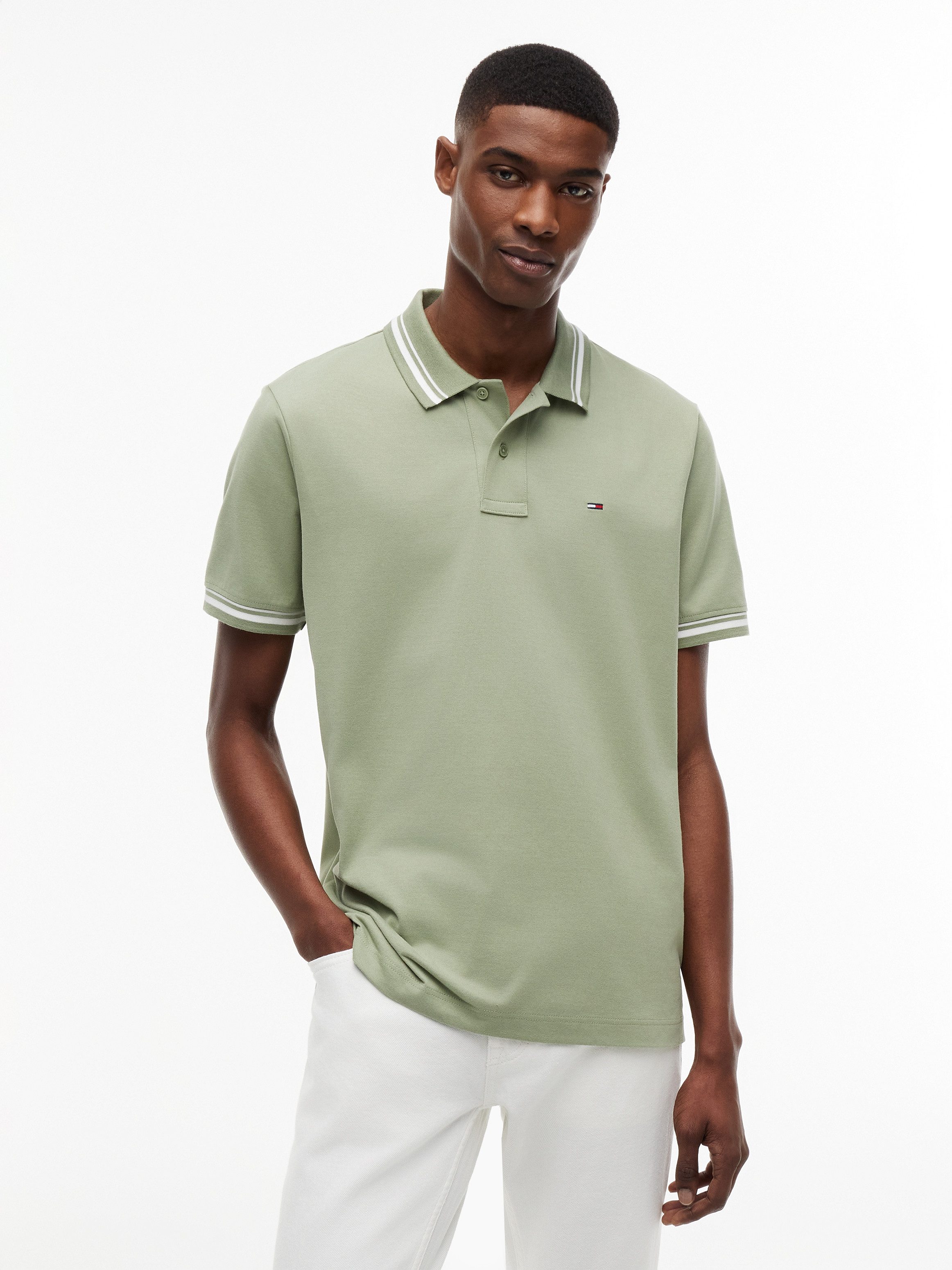 Tommy Jeans Poloshirt TJM REGULAR TIPPED Regular fit mit Polokragen