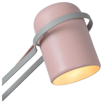 click-licht Tischleuchte Klemmleuchte Bastin in Rosa und Grau E14, Beweglich: Ja, Leuchtmittel enthalten: Nein, warmweiss, Tischleuchte, Nachttischlampe, Tischlampe