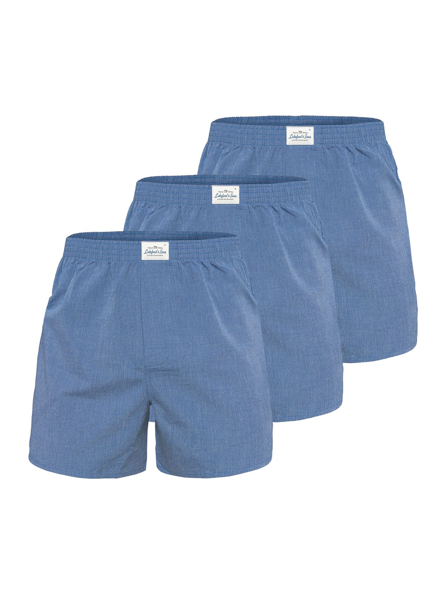 Lakeford & Sons Boxer American Boxershorts Herren 3-Pack in klassischen Des günstig online kaufen