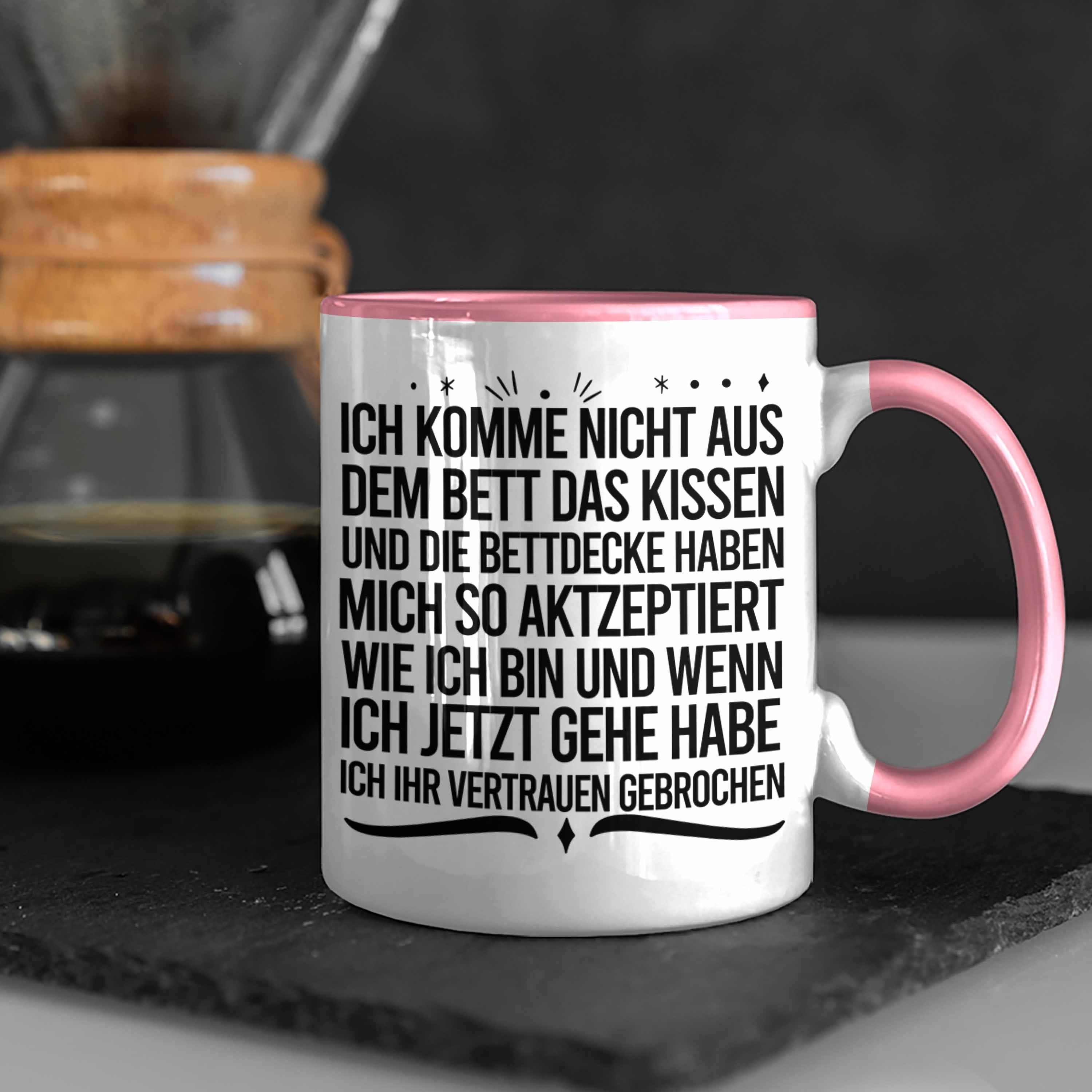 Trendation Trendation Tasse für Jungs Tasse - Lustige Geschenkidee Mädchen Rosa