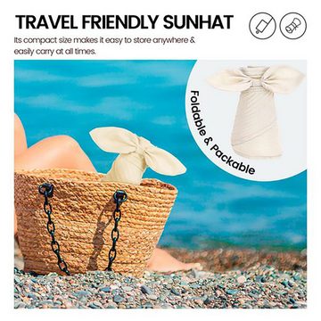 Fivejoy Sonnenhut Sonnenhut Wandelbare Strandblende, Hut,Sonnenhut (1-St., LSF 50+, UV-Sonnenschutz) Hüte für Damen Sonnenhut