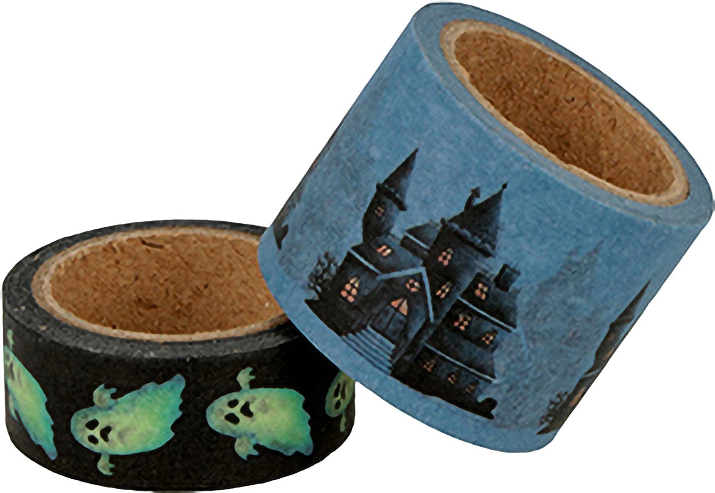 Artemio Bastelband Washi Tapes Halloween Castle & Ghost, 2 Stk.