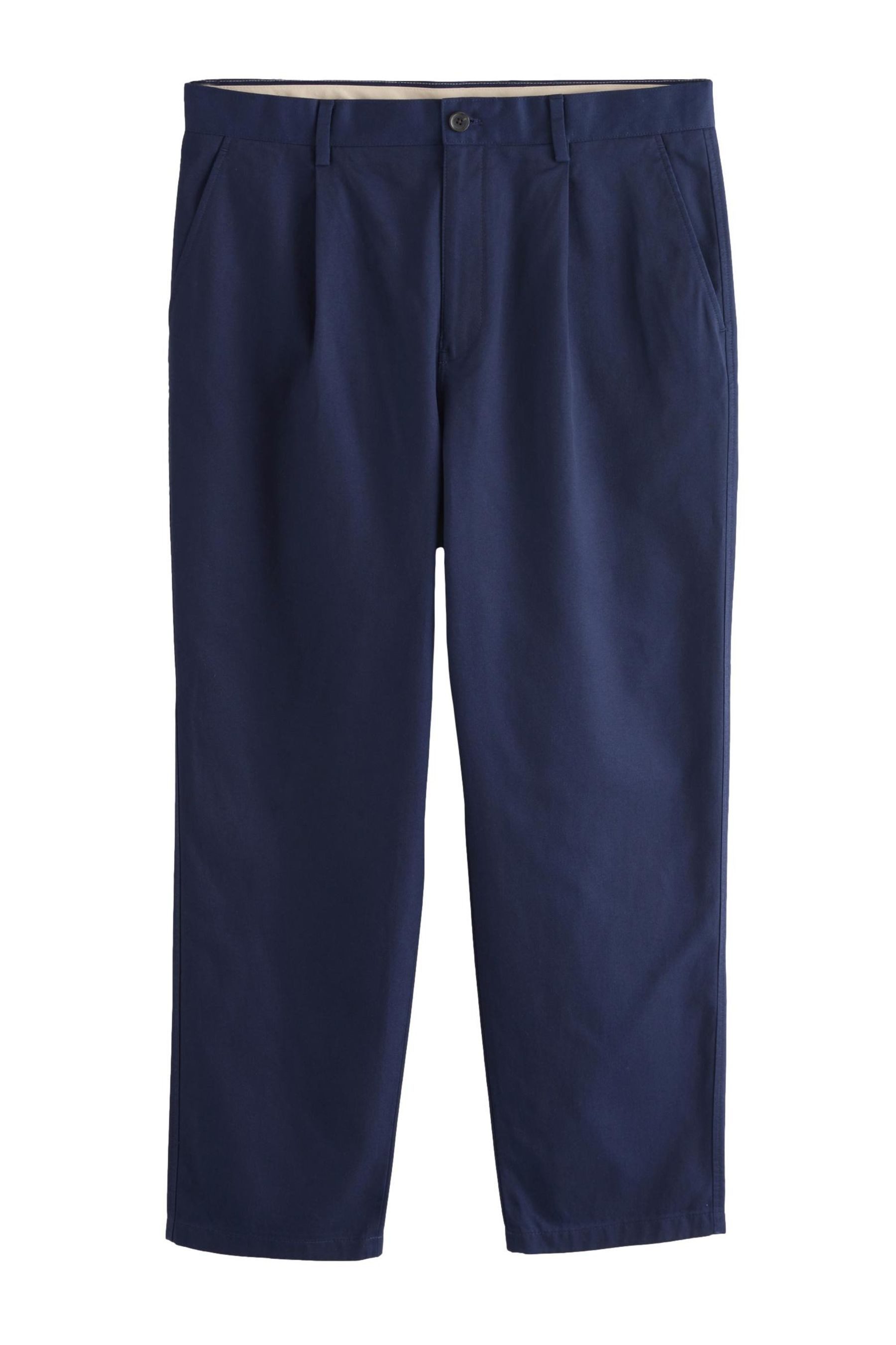 Anzughose Relaxed Fit Anzughose aus Baumwolle und Lyocell