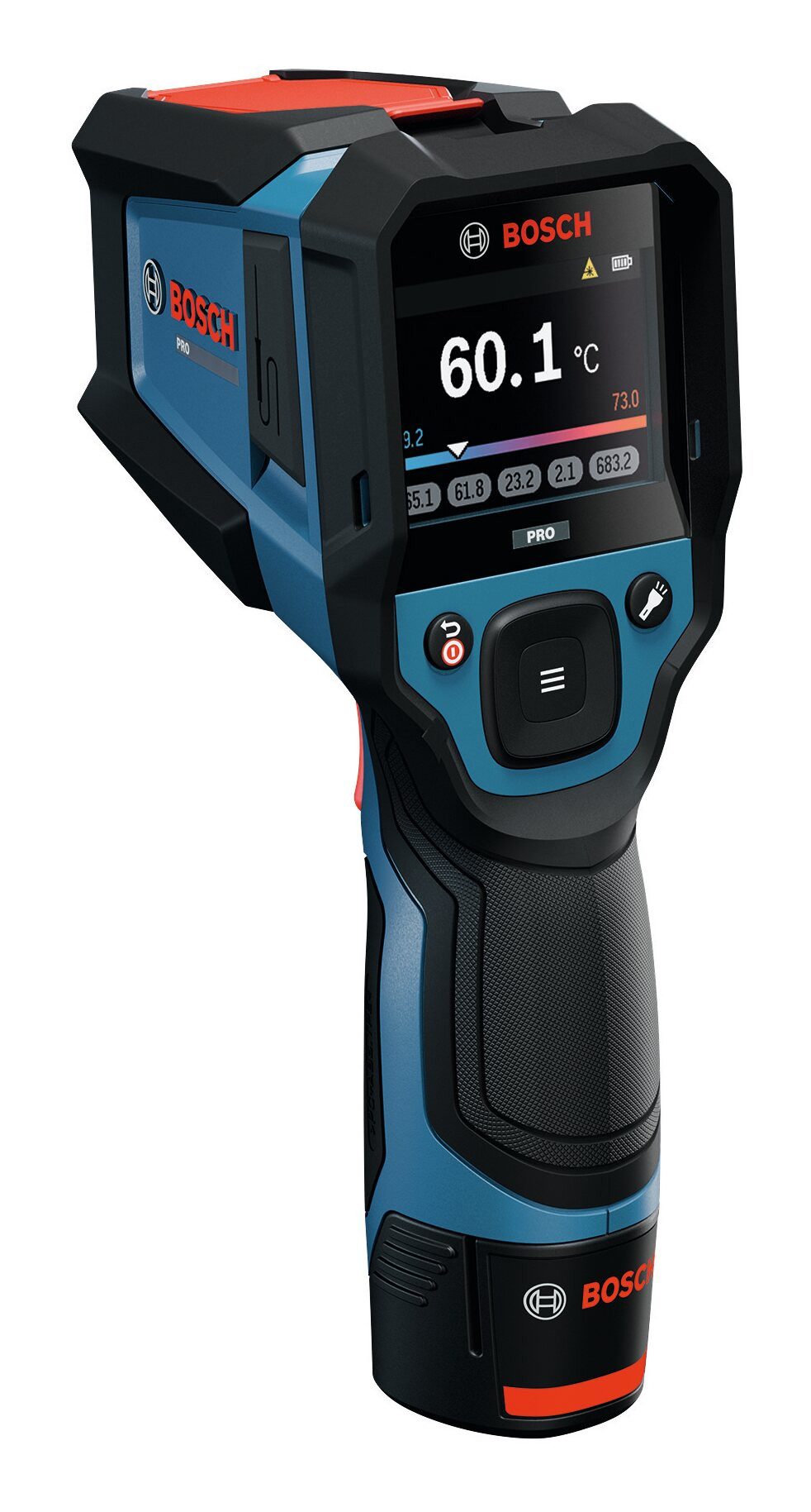 BOSCH Wärmebildkamera GIS 12V-800-16, Thermodetektor mit 1x Akku 2 Ah & Werkzeugtasche - in L-BOXX 136