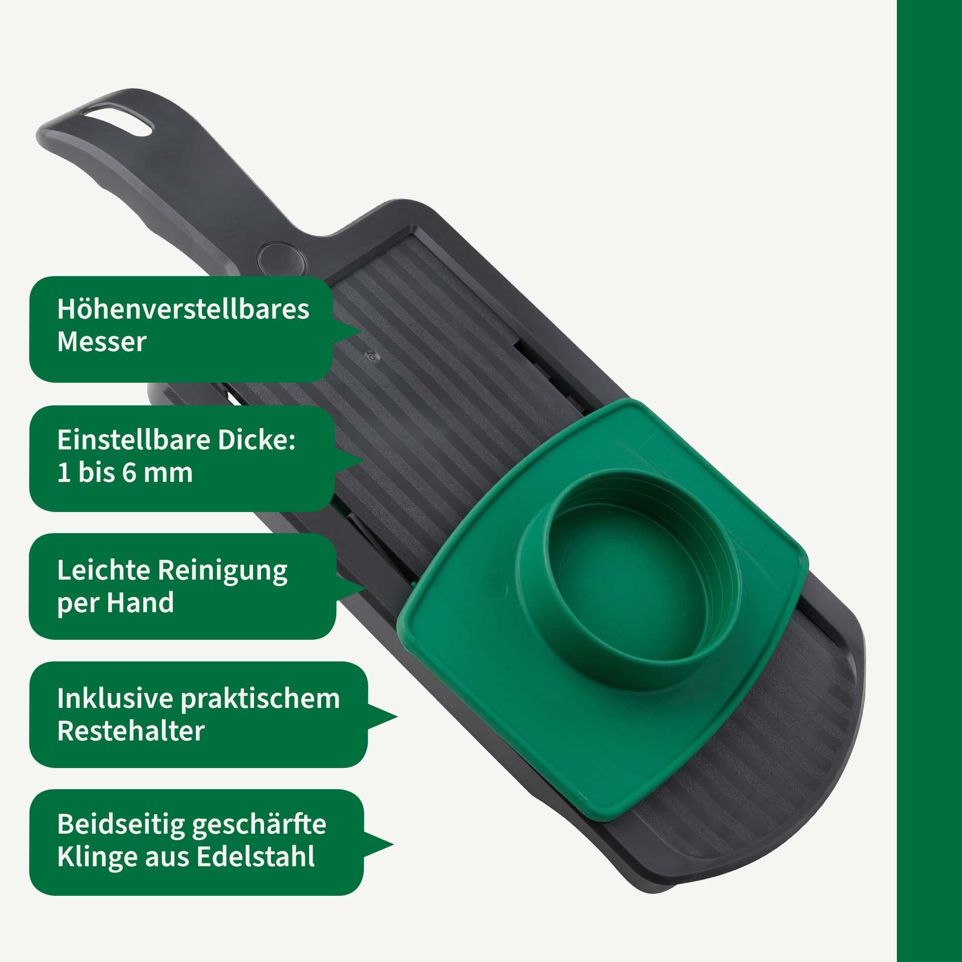 Chefkoch trifft Fackelmann Gemüsehobel Gemüsehobel – Multifunktionaler Küchenhelfer, Hobel & Raspel – Bild 3 von 5