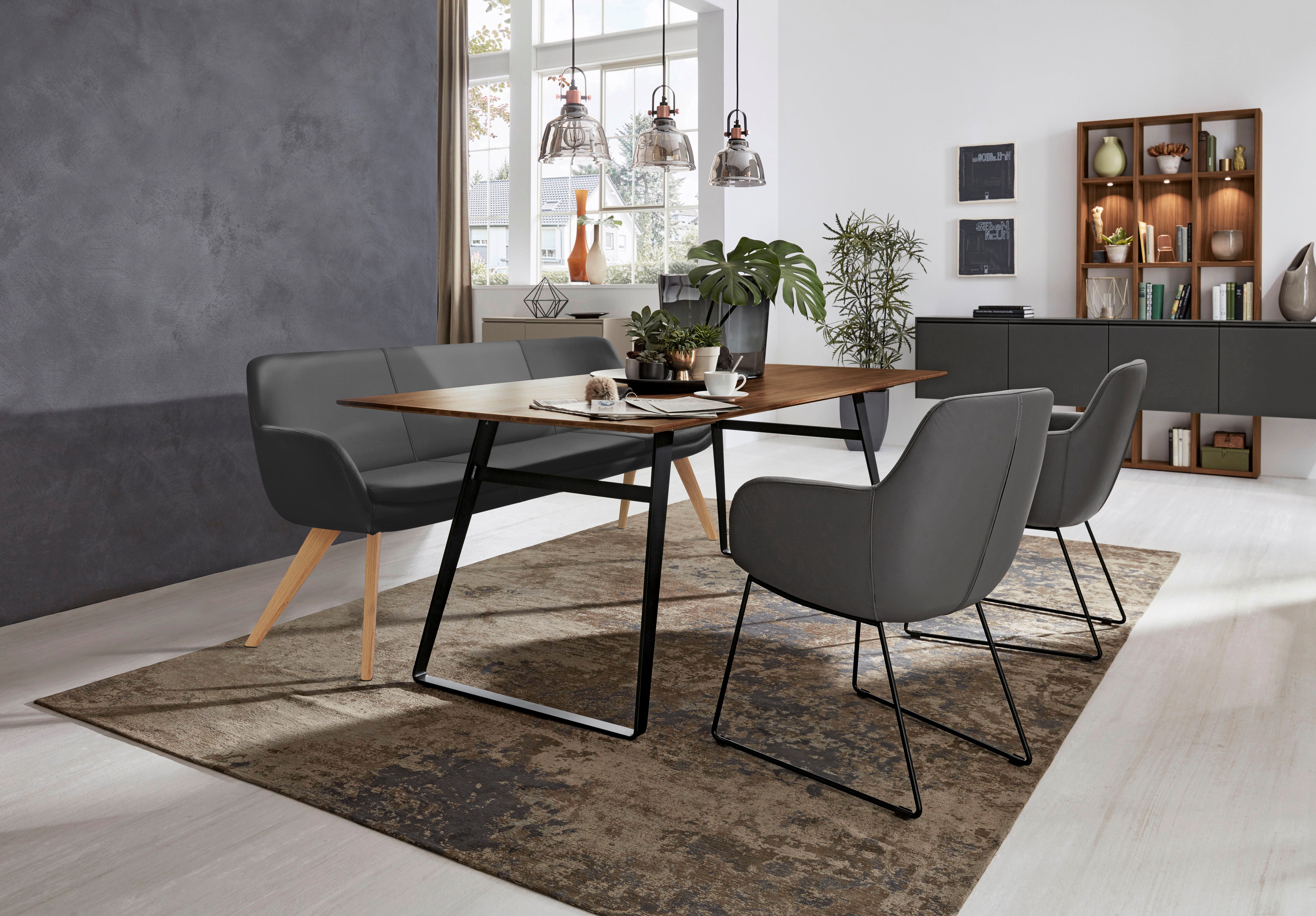 Musterring Essbank Tavia, Stativgestell aus Eiche bianco massiv, Breite 180, 200 oder 220 cm