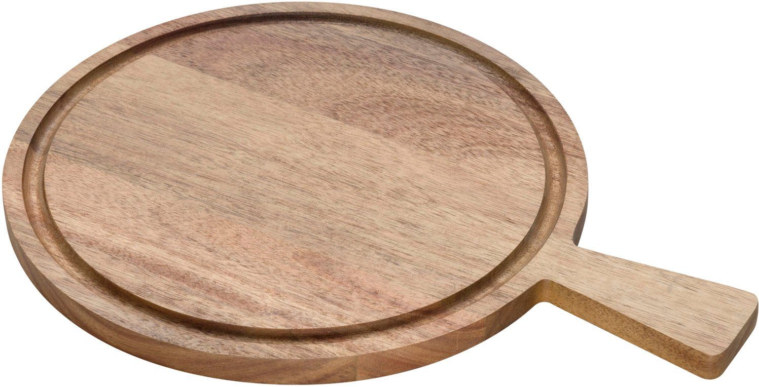 LEONARDO Schneidebrett MATERA, Massivholz, (1-St), Ø 27 cm