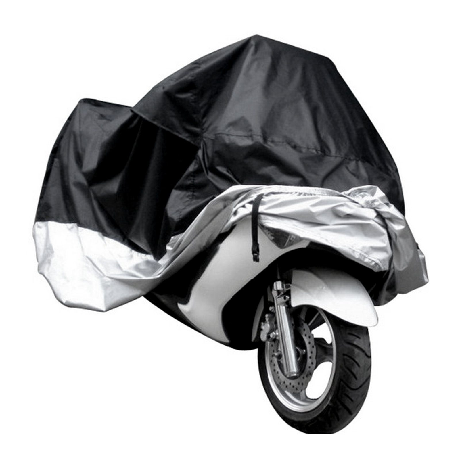 BlingBin Fahrradschutzhülle Motorrad Schutzhülle 265*105*125cm XXL  (Schutzhülle für Mofaroller und Motorroller), Geeignet für 2,3m Länge große  moto