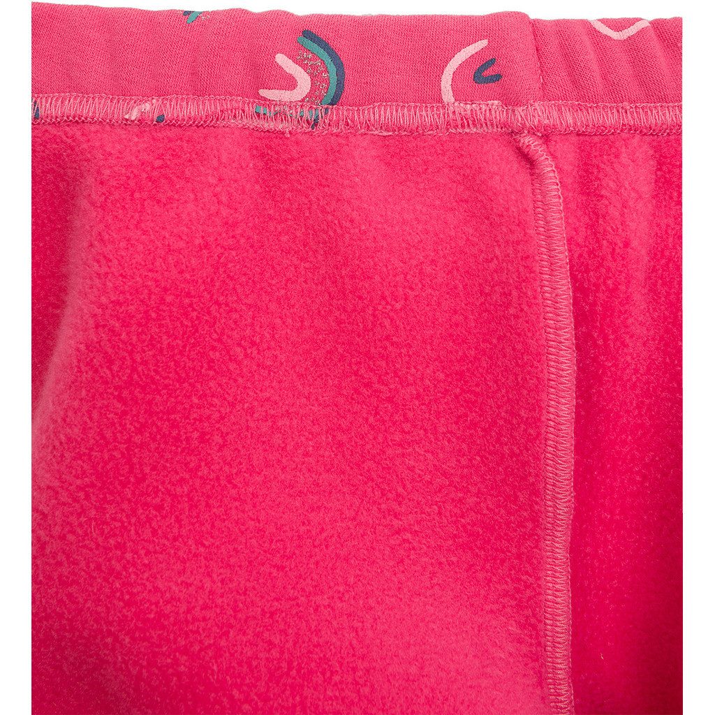 DANAMADE 7/8-Leggings Leggings (1-tlg) DANAMADE Thermo Leggings für Mädchen in Pink mit Regenbogen-Print