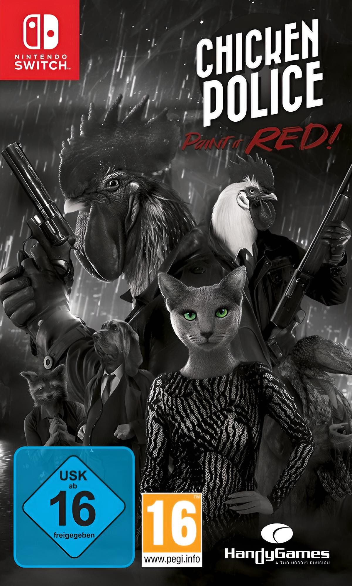 Chicken Police Switch Paint it Red!, Nintendo Switch