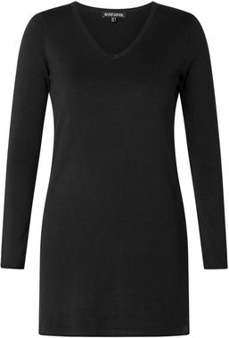 Base Level Curvy V-Ausschnitt-Pullover BAS-ANINE-LONG Feinstrick-Qualität