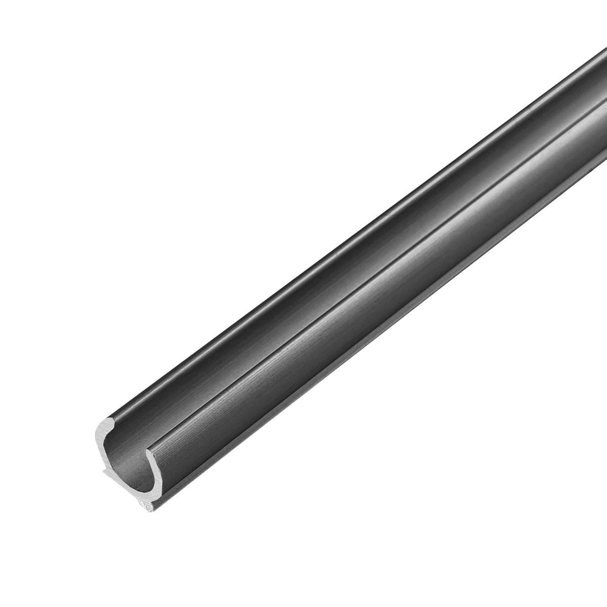LYSEL® U-Laufschiene Kederschiene Kederleiste Aluminium grau günstig online kaufen