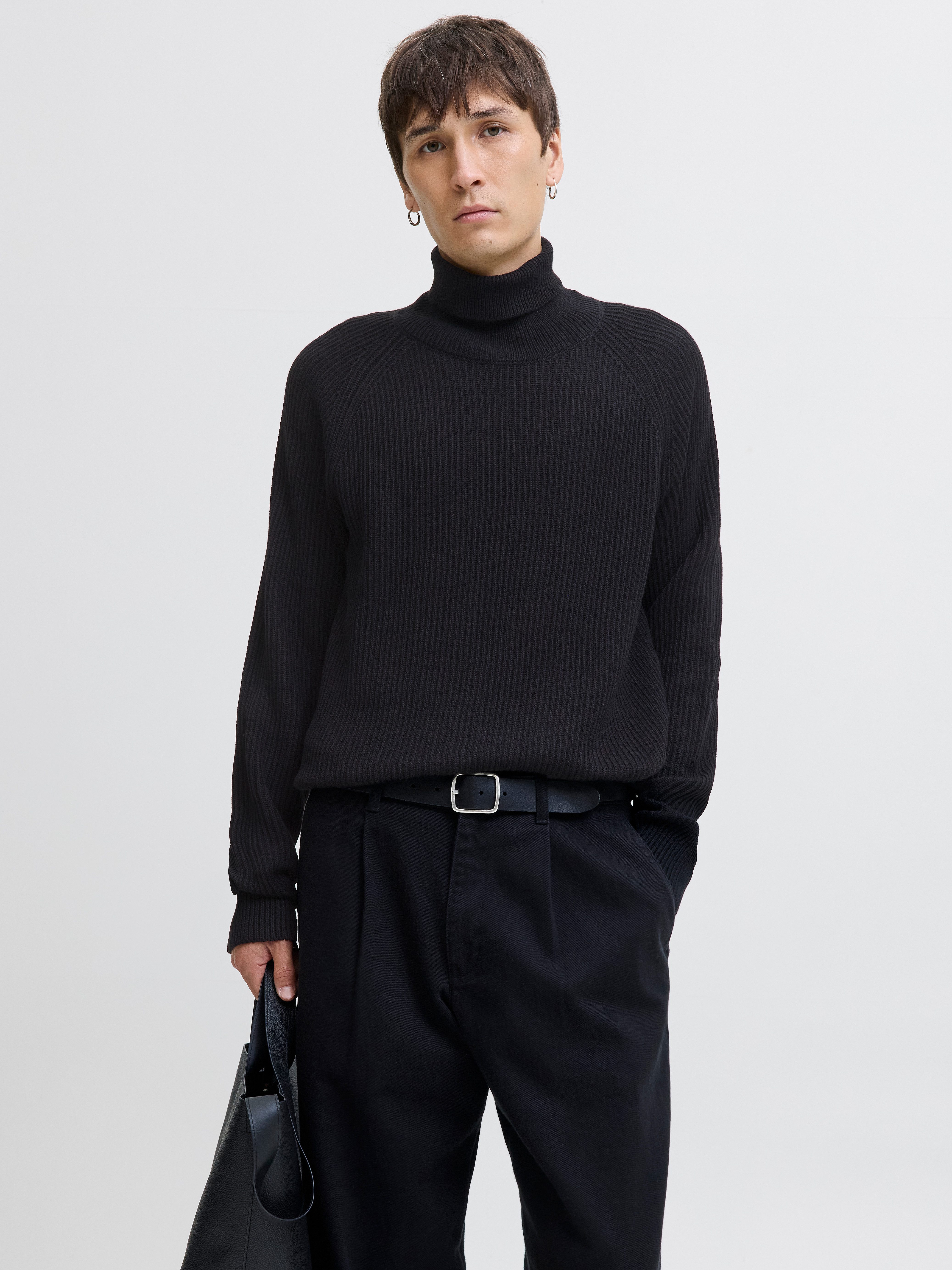 Jack & Jones Rollkragenpullover JJPANNEL KNIT günstig online kaufen