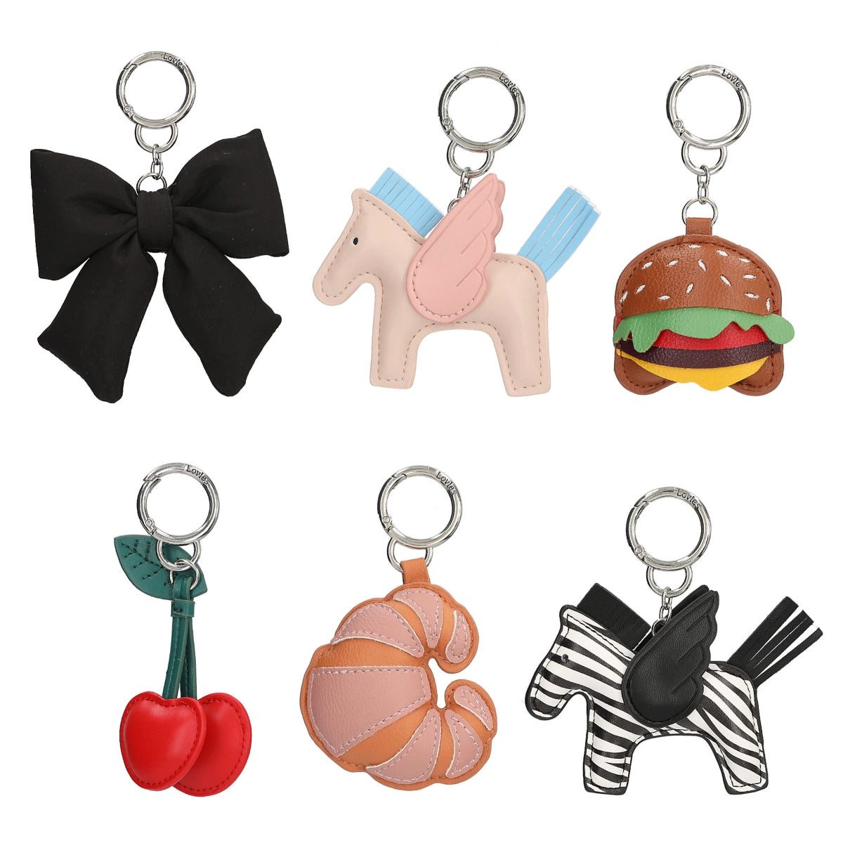 Depesche Spiel LOVIES Taschenanhänger Kirsche - Stylischer Charm für Tasche