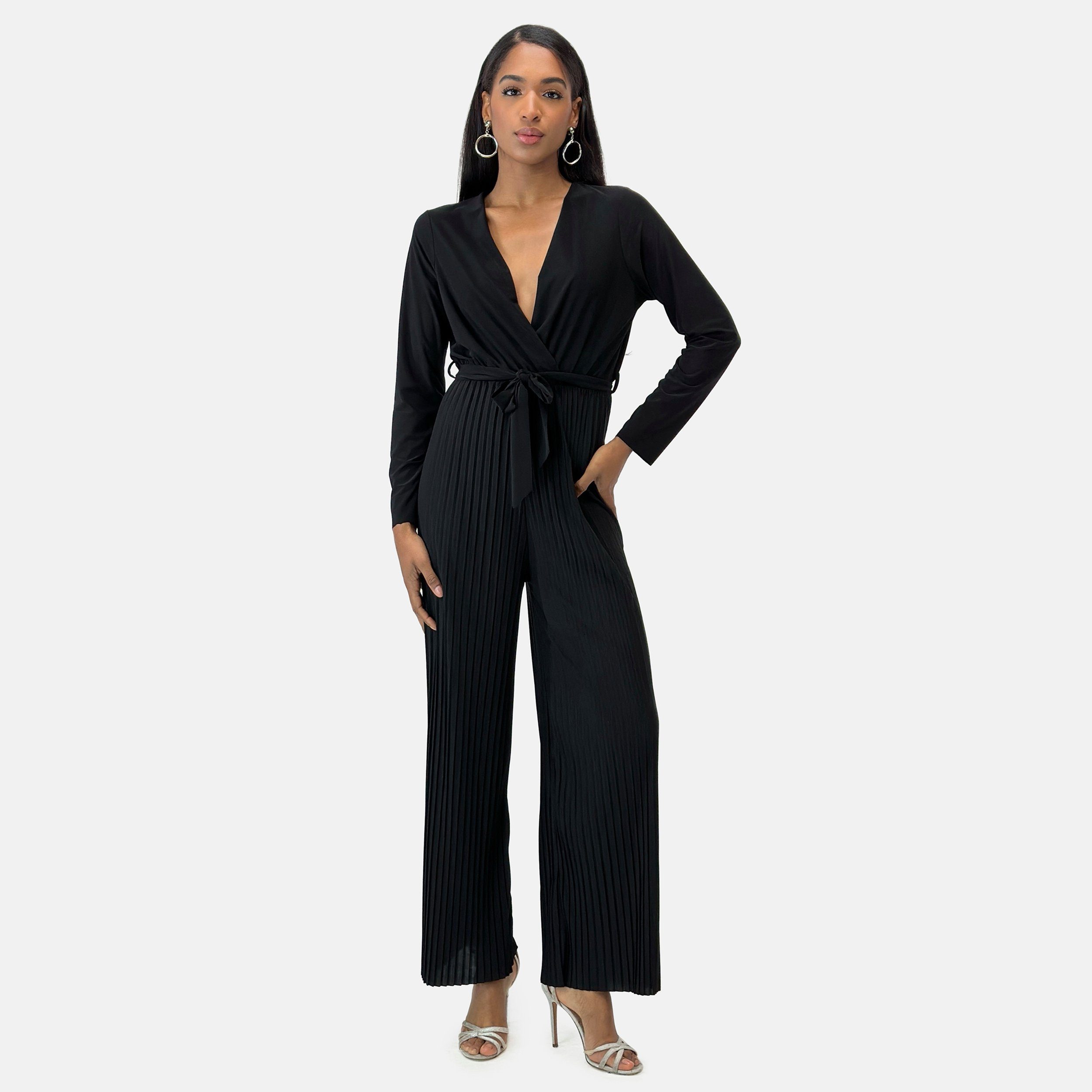 Elara Jumpsuit Elara Damen Long-Sleeve Jumpsuit günstig online kaufen