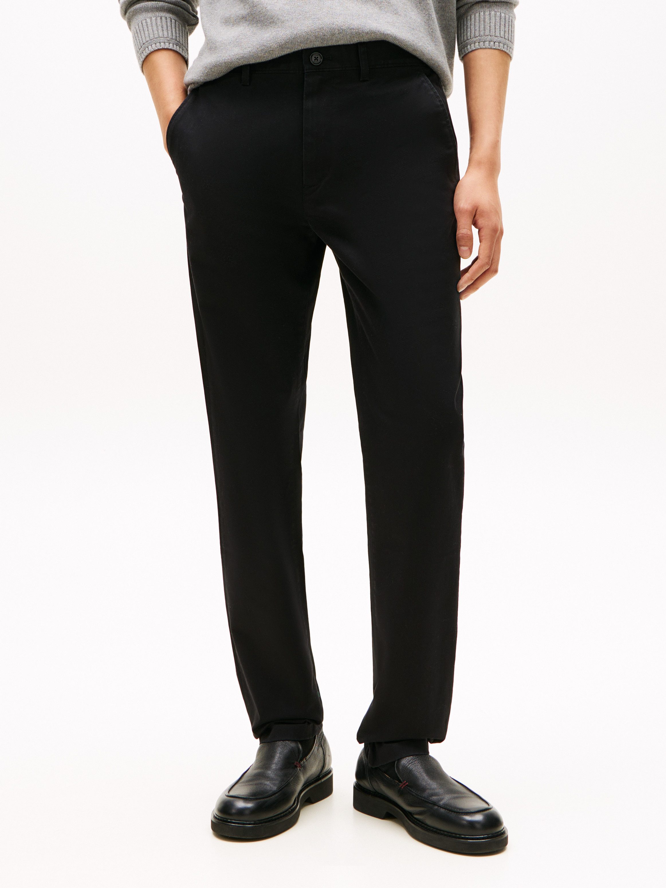 Tommy Hilfiger Chinohose DENTON ESSENTIAL Gerades Bein, Schlichte Optik günstig online kaufen