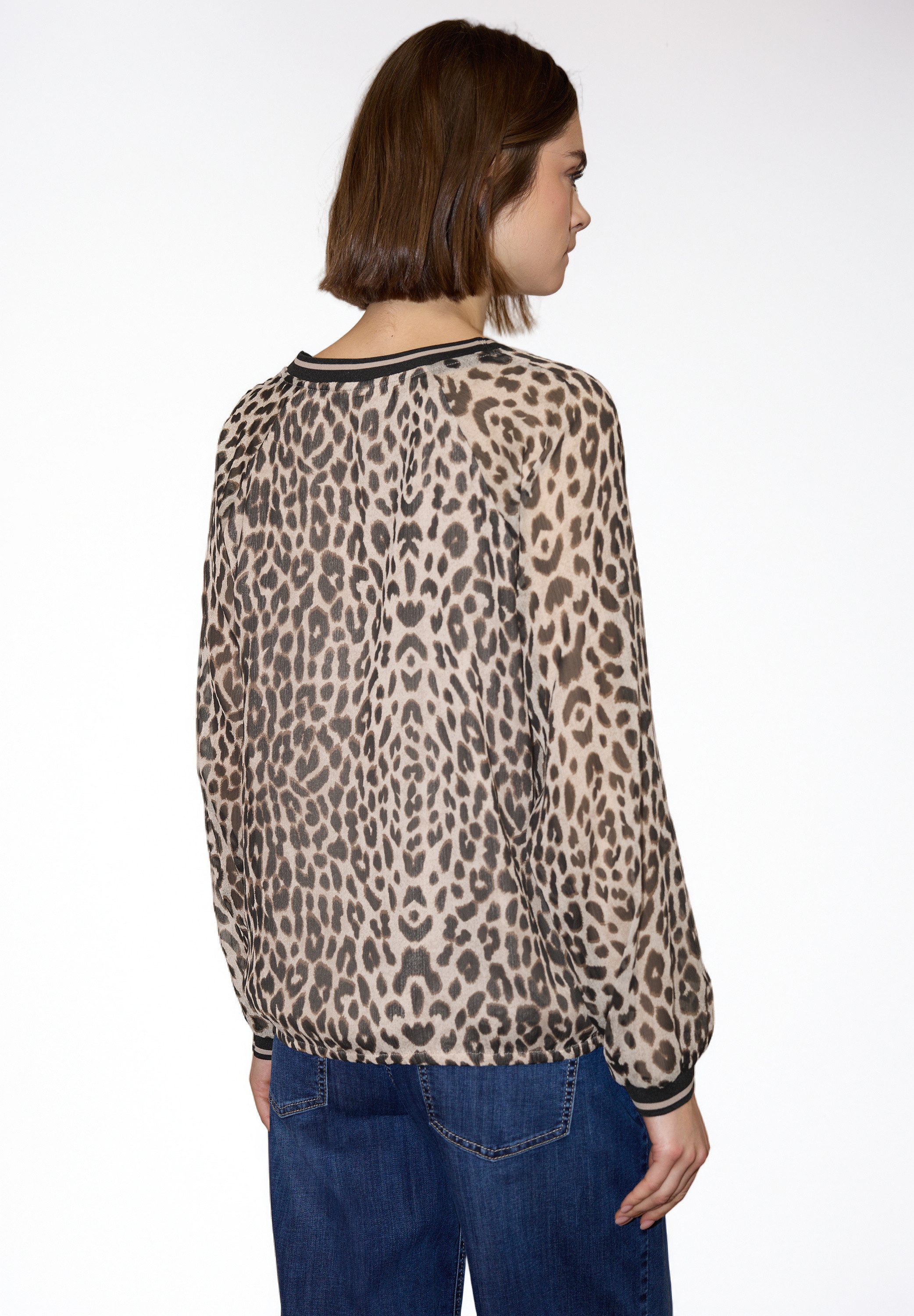 STREET ONE STUDIO Chiffonbluse mit Chiffon-Lagen-Look