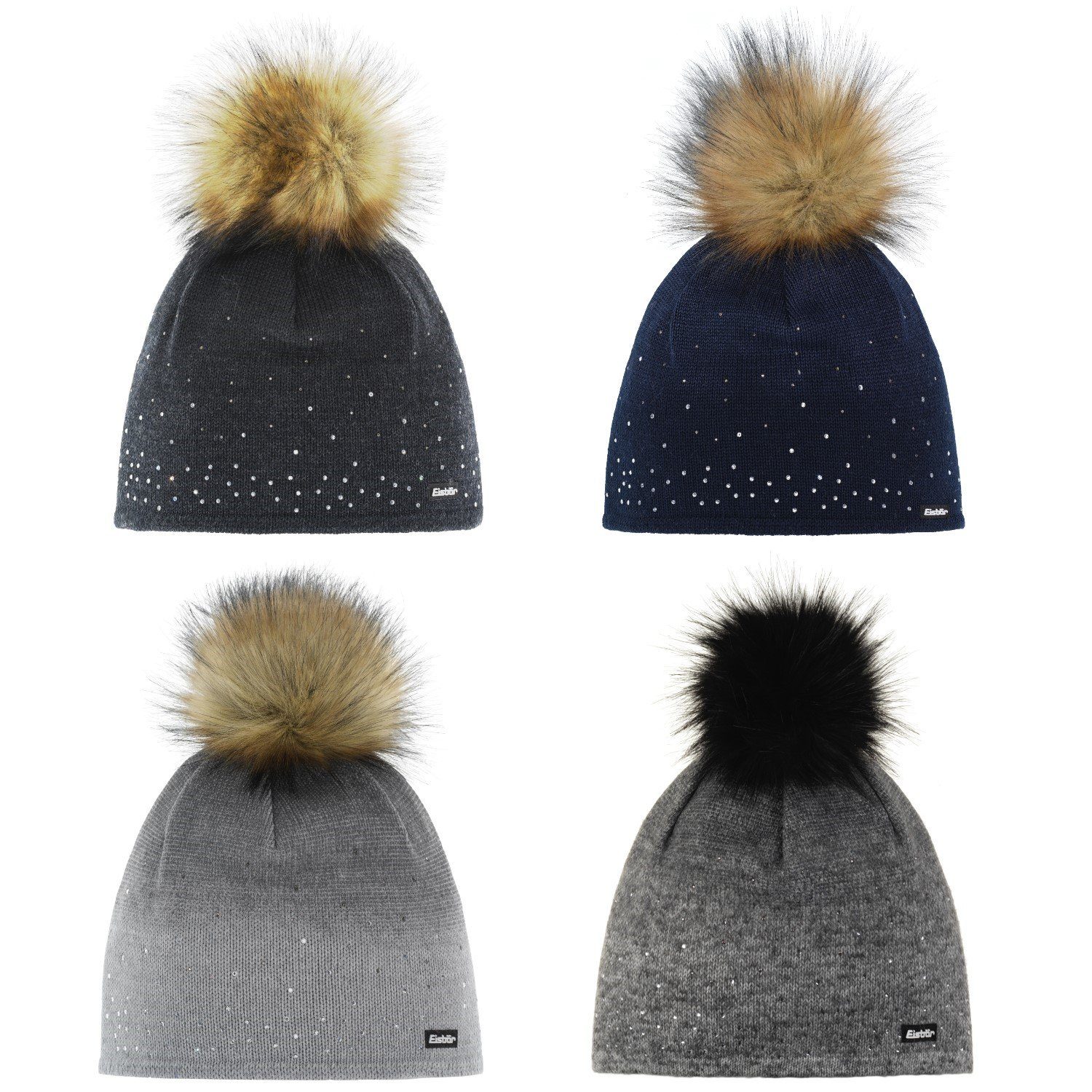 Eisbär Strickmütze Mütze Tiana Lux Crystal (stück)