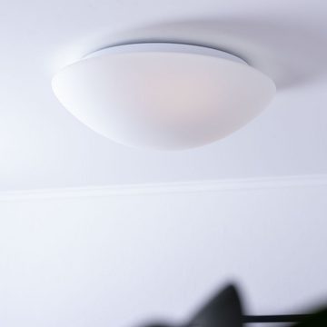 etc-shop LED Deckenleuchte, LED-Leuchtmittel fest verbaut, Warmweiß, Deckenleuchte Deckenlampe Wohnzimmerlampe