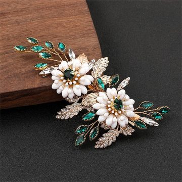 Fivejoy Diadem Damen Haarschmuck, Party Hochzeit Elegant Floral Haarschmuck