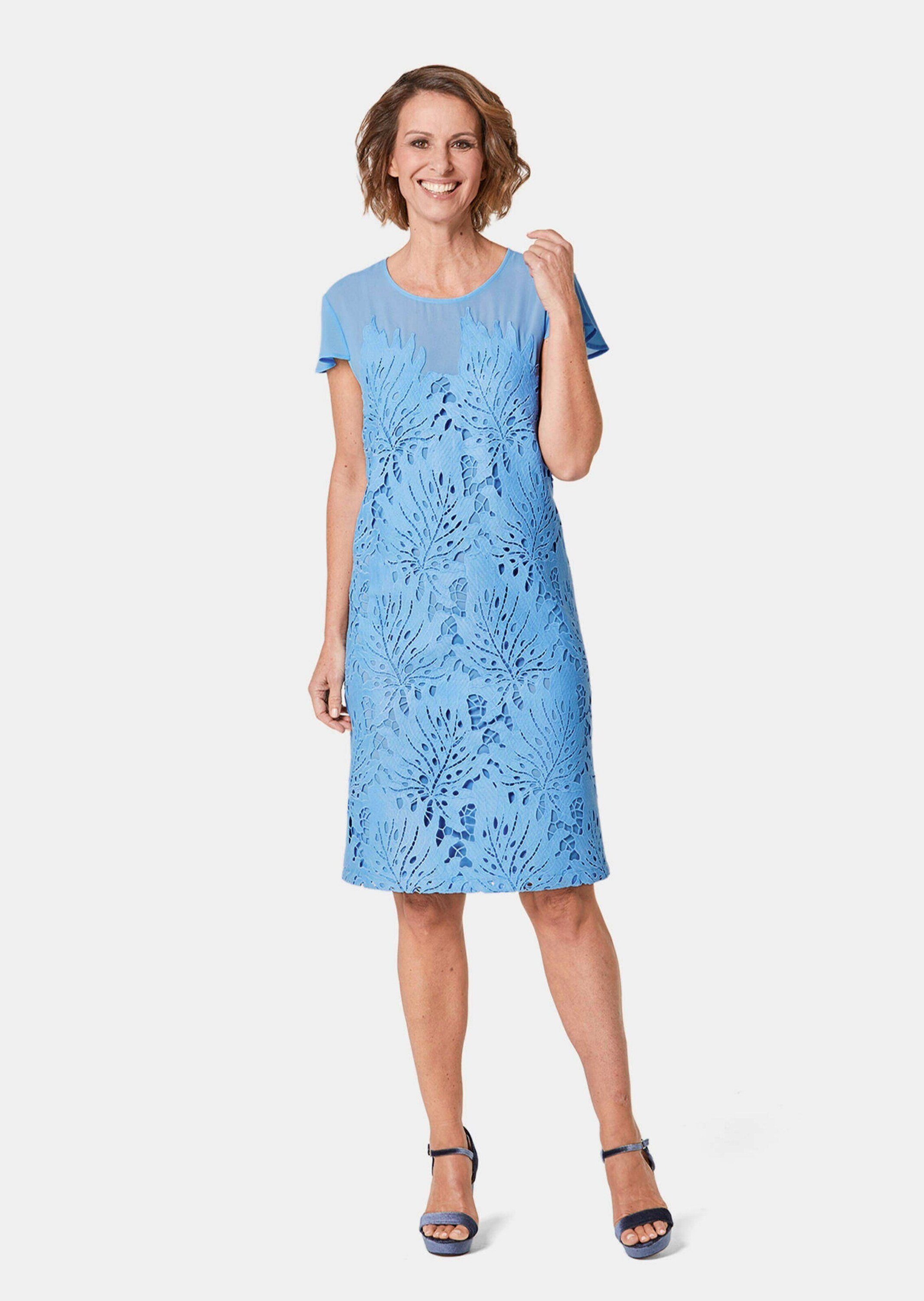 GOLDNER Abendkleid Kurzgröße: Kleid aus sommerlicher günstig online kaufen