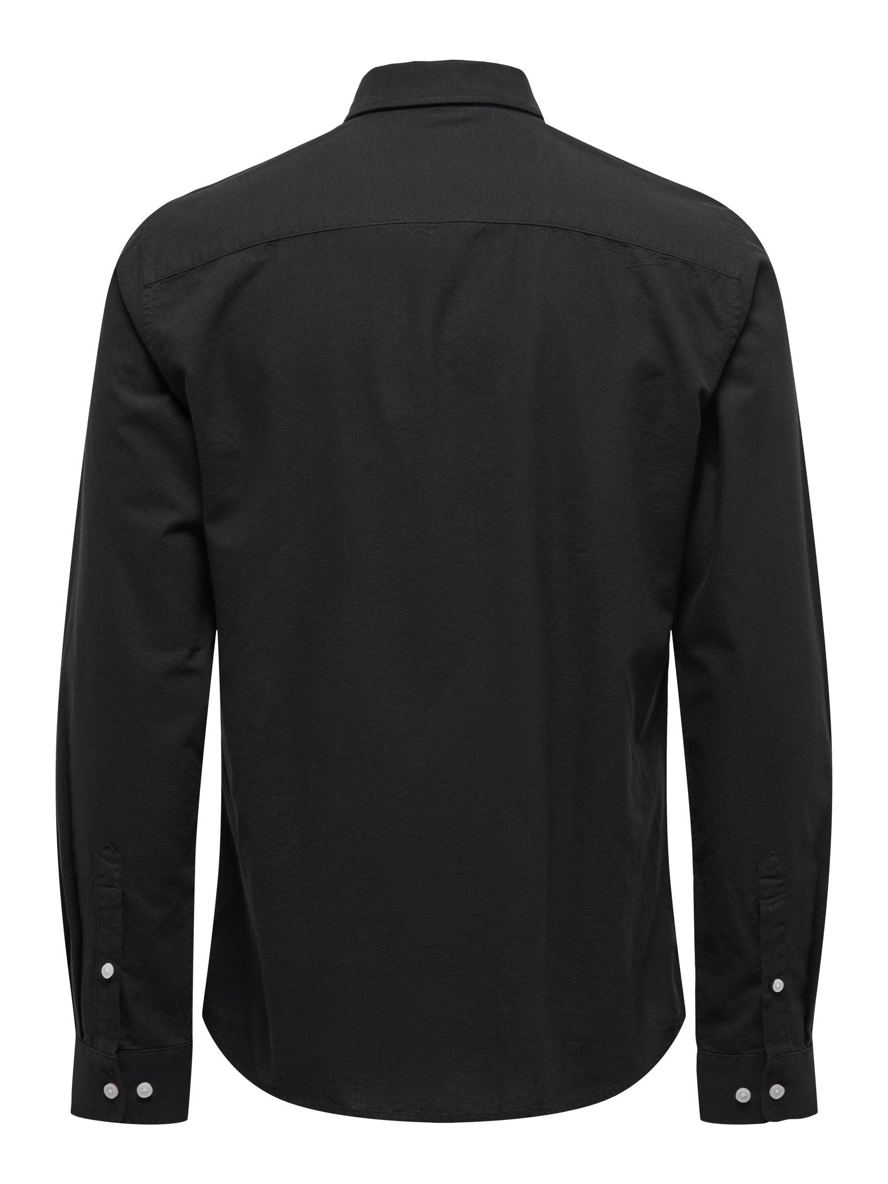 ONLY & SONS Langarmhemd Slim Fit Langarm Oxford ONSALVARO SLIM LS OXFORD SH günstig online kaufen