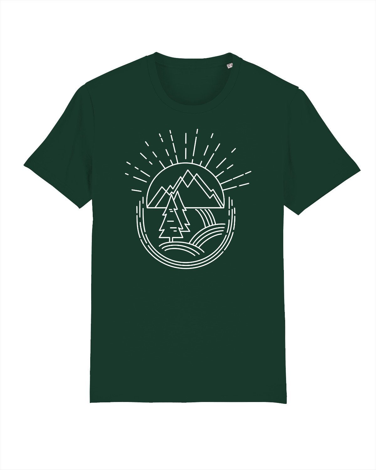 schön wat? glazed grün ist Apparel Natur (1-tlg) Print-Shirt