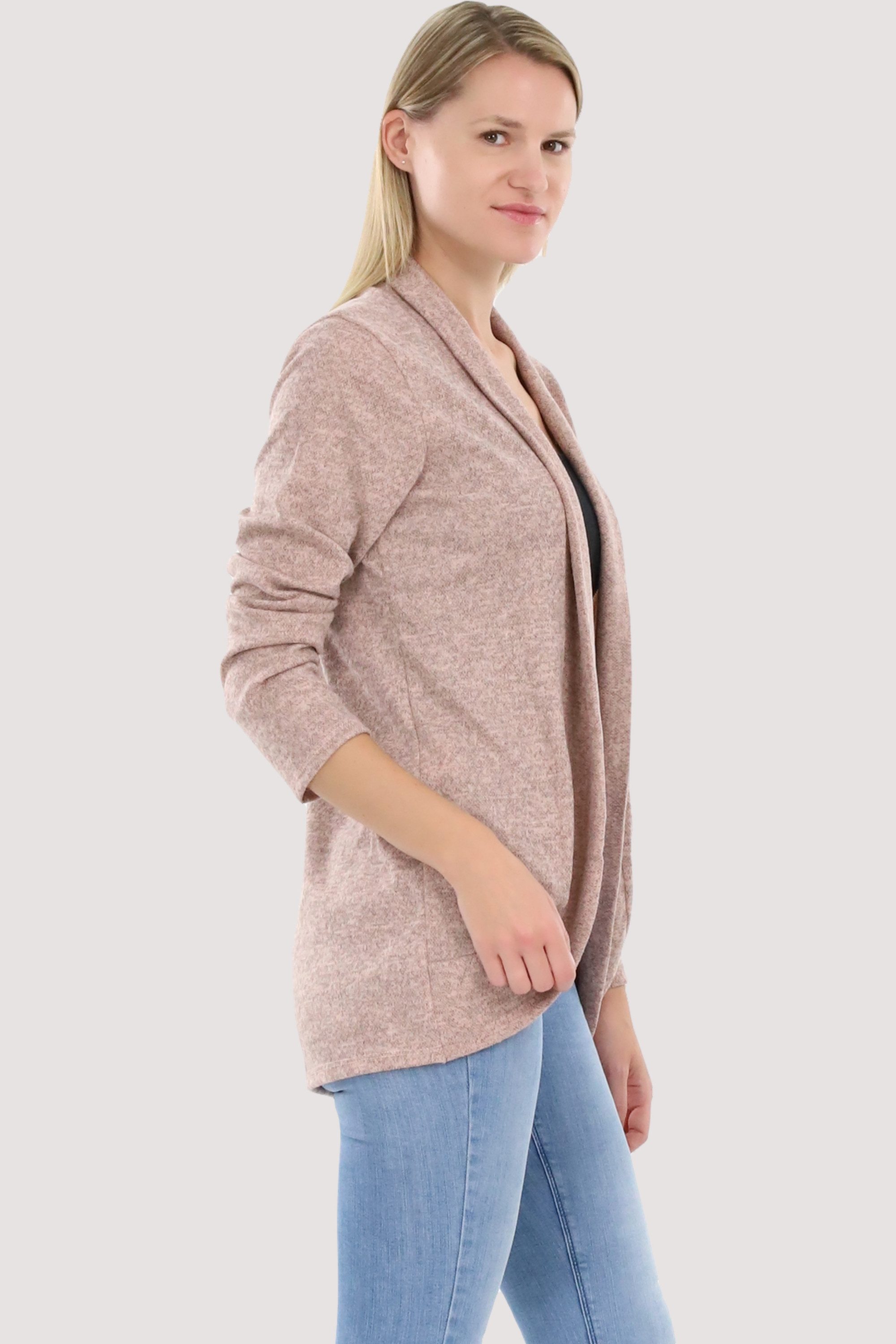 malito more than fashion Cardigan 5021 Strickjacke in Melange Optik Einheit günstig online kaufen