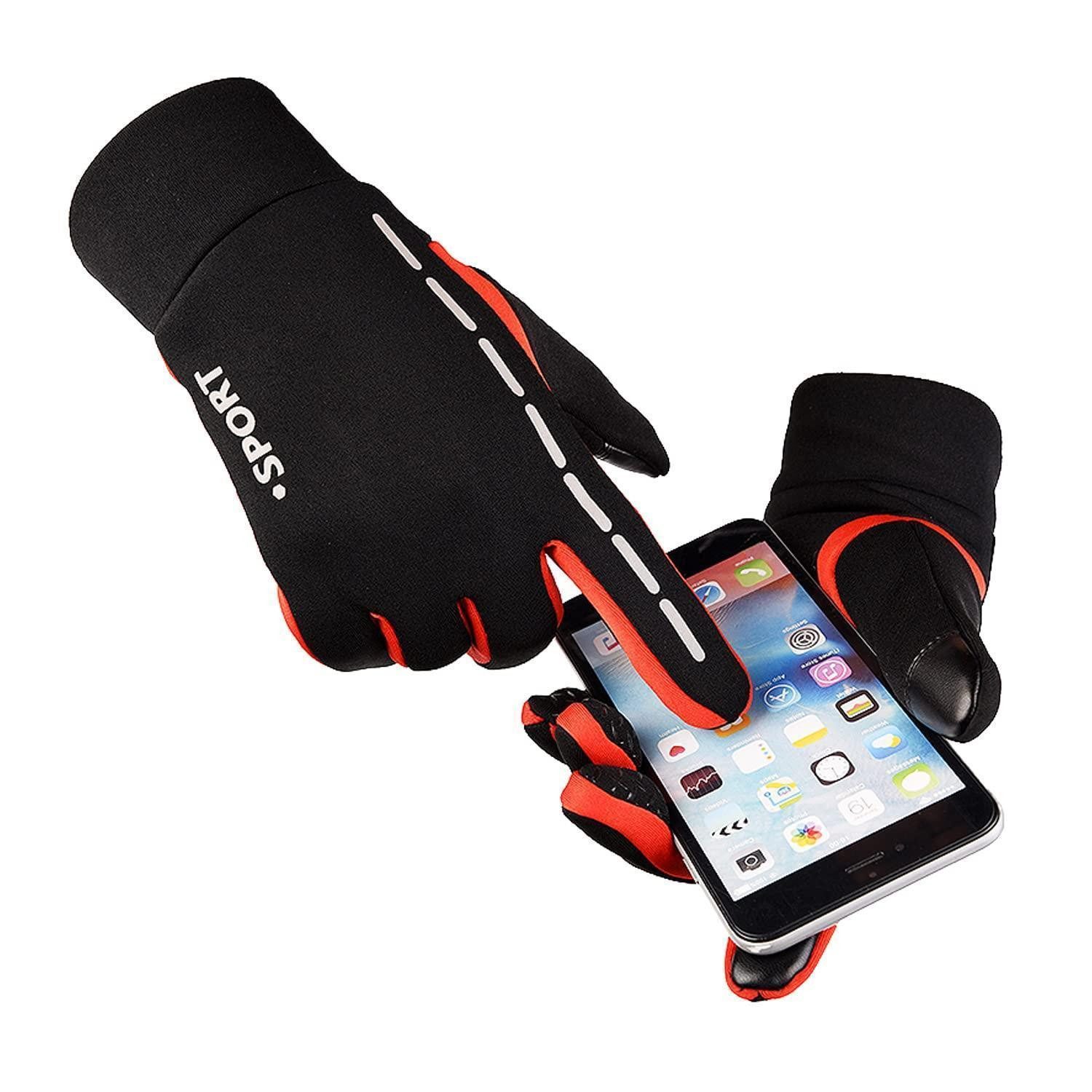 LuxusKollektion Multisporthandschuhe Winterhandschuhe Winddicht Touchscreen (1-St)