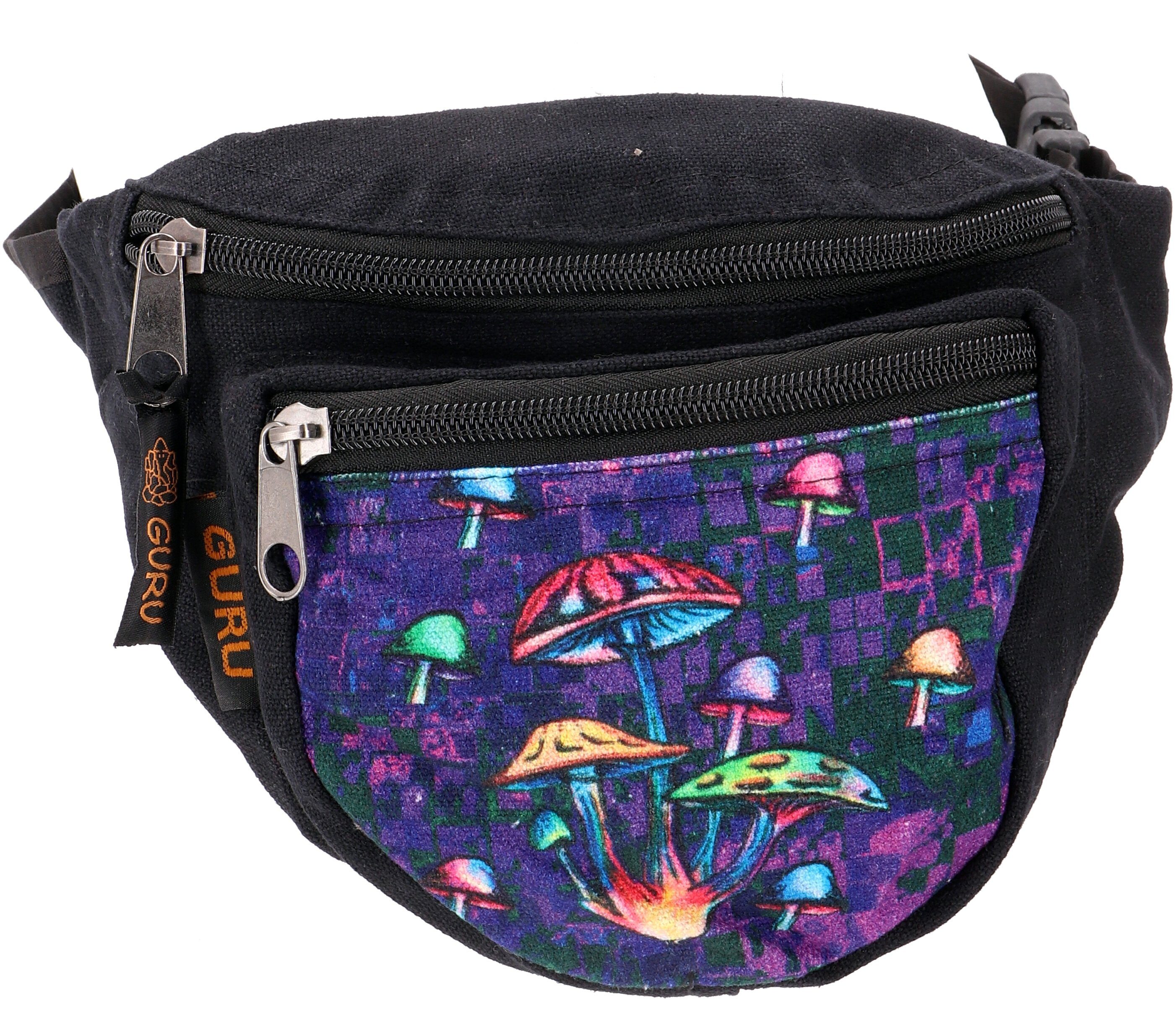 Bauchtasche.. Gürteltasche, Magic Mushroom Gürteltasche Guru-Shop Ethno Praktische