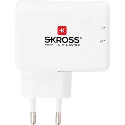 SKROSS »USB Ladegerät mit 2 USB Typ-A Ports« USB-Ladegerät