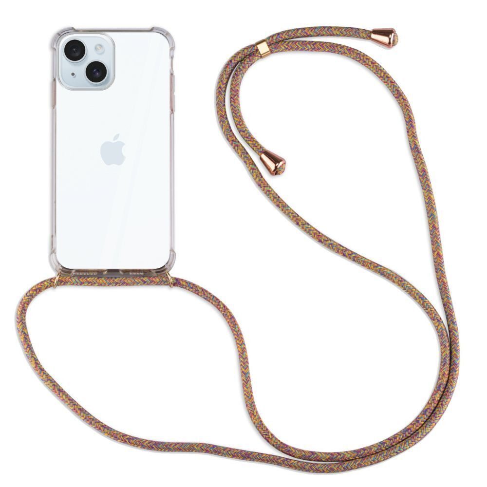 betterfon Handykette für Apple iPhone 15/ Pro/ Pro Max/ Plus Handyhülle mit Band & Kordel, Hände frei – mit Silikonhülle & Schnur für flexiblen Alltag