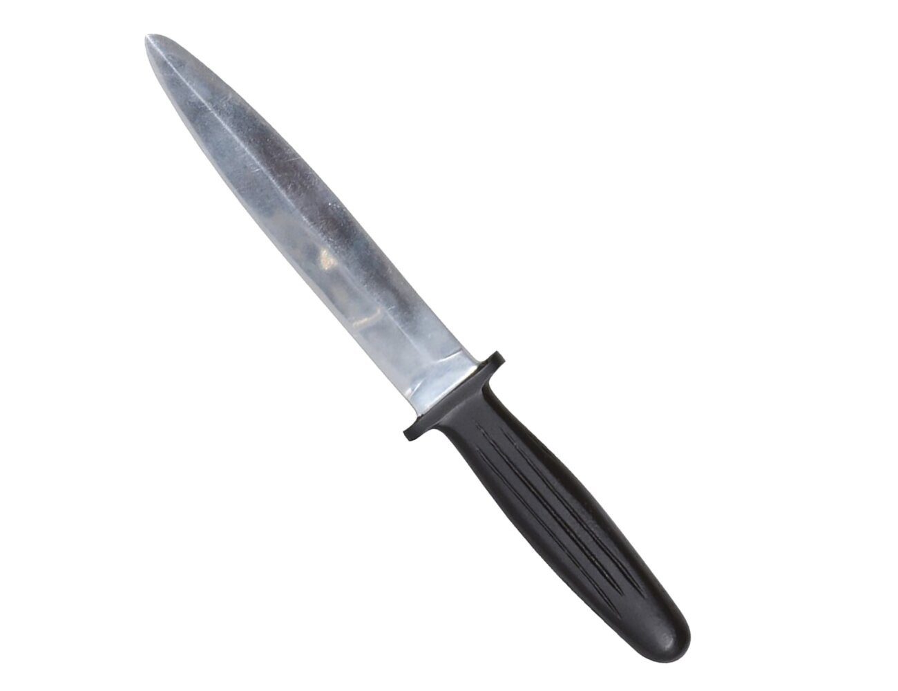 BAY-Sports Trainingshilfe Aluminiummesser Stiefelmesser stumpf Doppelklinge Training SV Sport, Aluminium 26cm Plastikgriff stumpfes Stiefel-Messer schwerem Aluminium