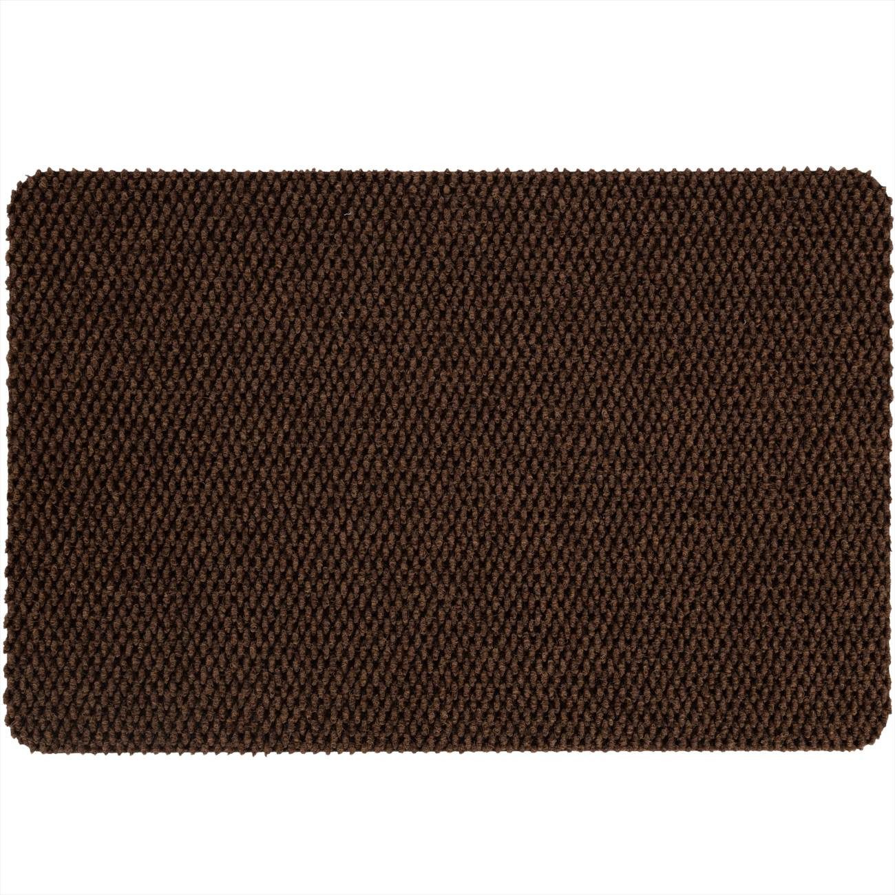 ANRO Fußmatte BOB Eingangsschutz 8mm strapazierfähig Ananas Schmutzfangmatte, eckig, Höhe: 8 mm, Pflegeleicht robust 60x30cm Industrie Grau