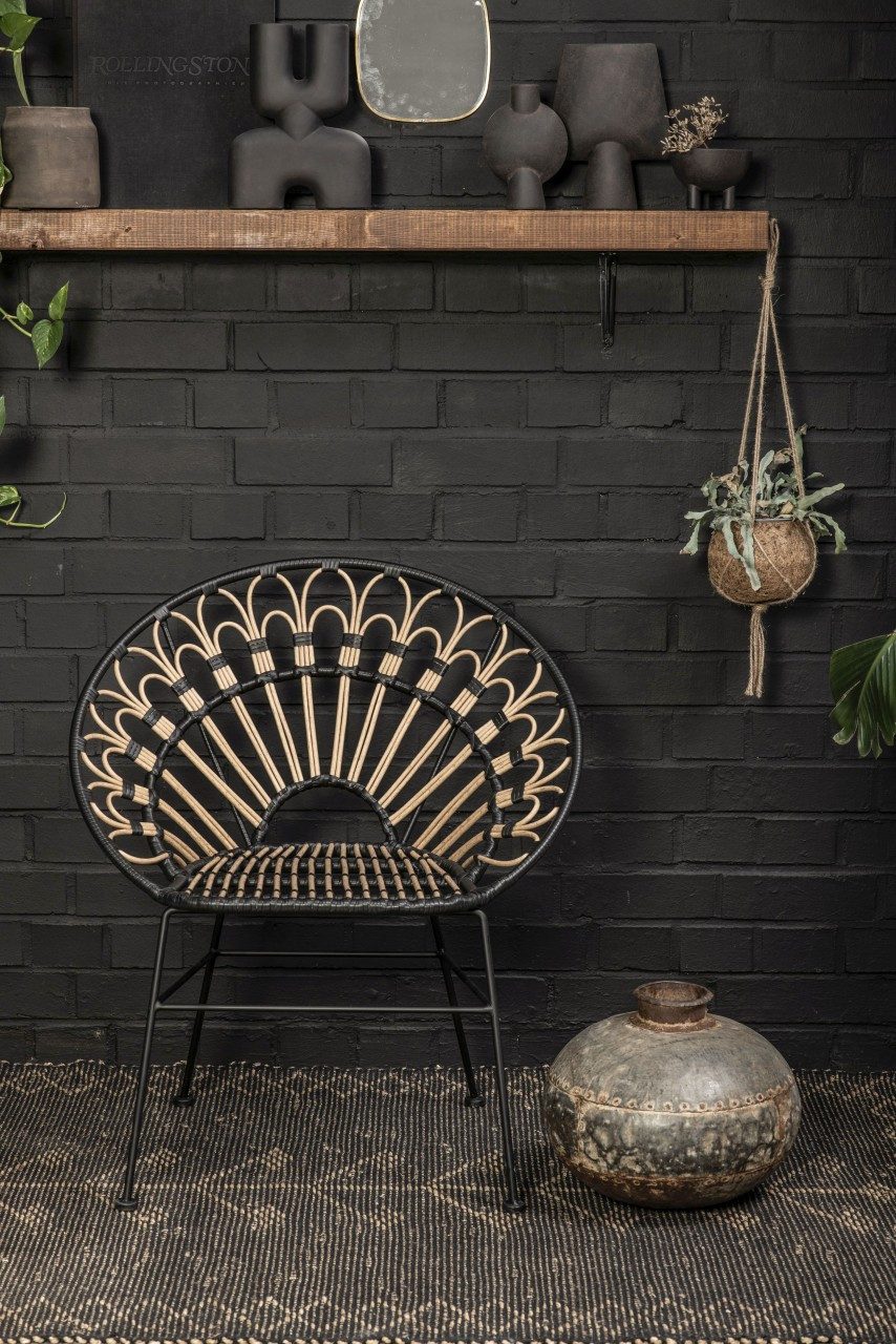 Vintagehaus Gartensessel Esszimmerstuhl Hacienda PE-Rattan Peacock günstig online kaufen