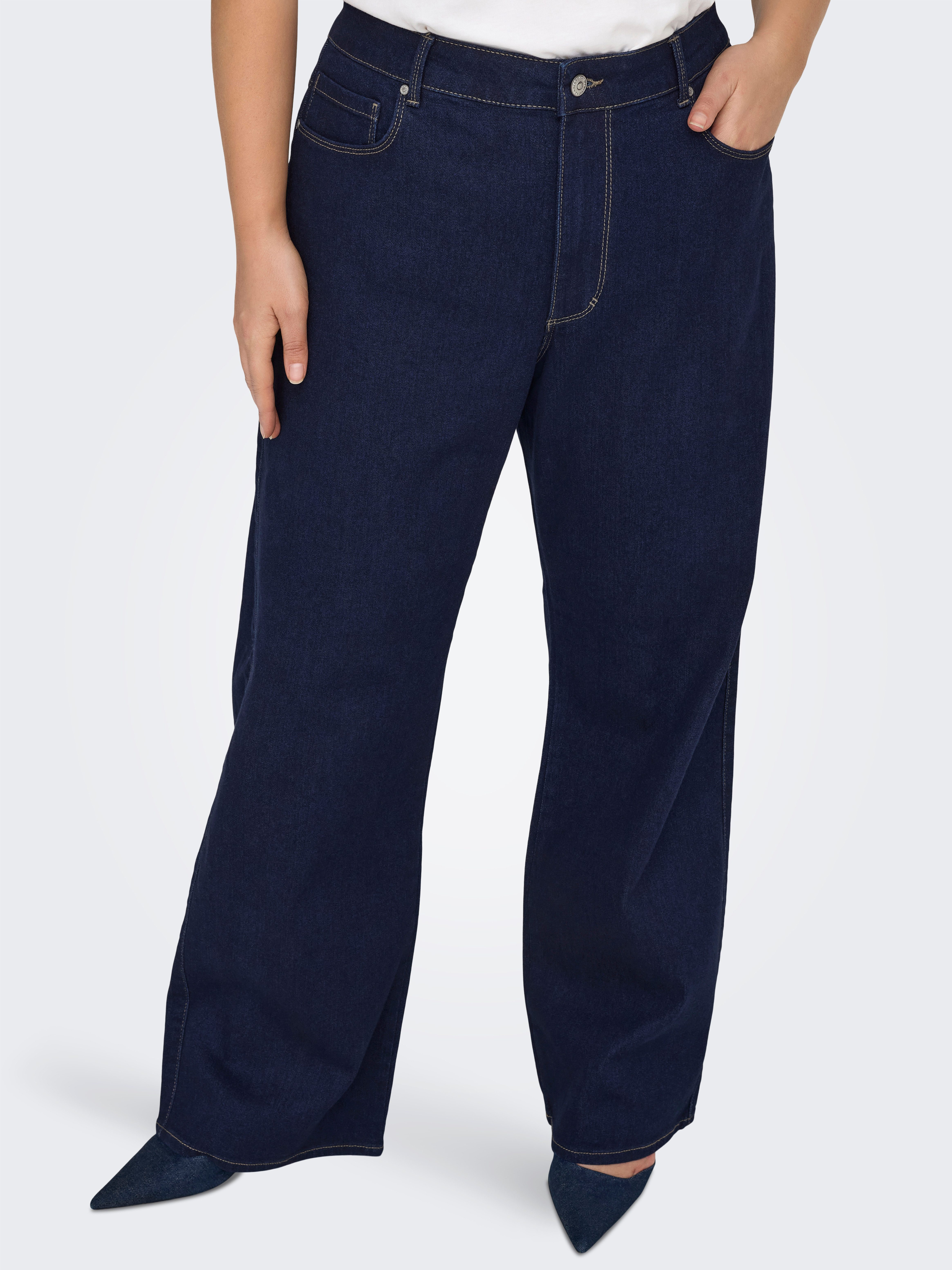 ONLY CARMAKOMA Weite Jeans CARSNOW HW WIDE DNM JEANS PIM080 NOOS günstig online kaufen