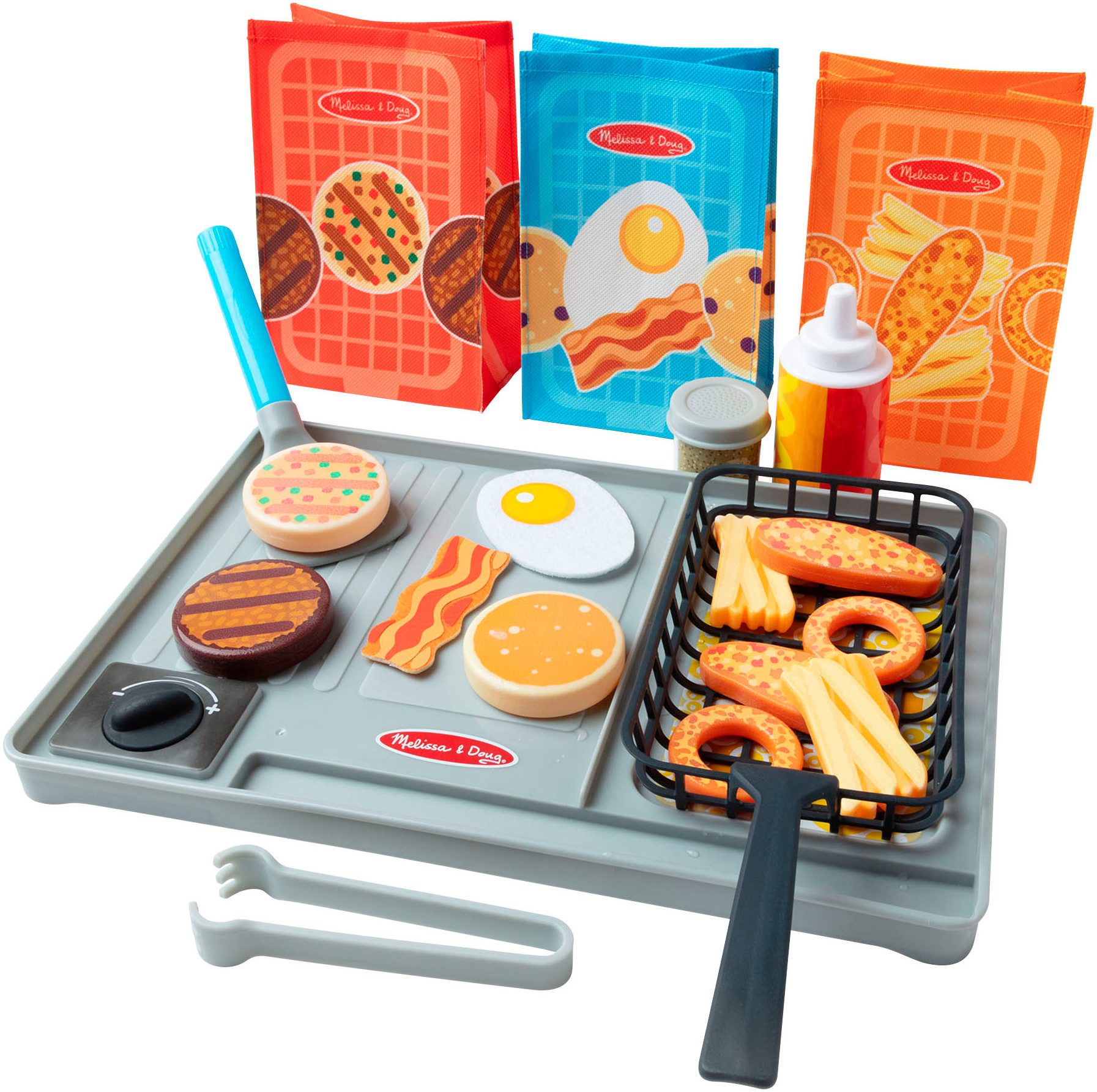 Spin Master Kinder-Grill Melissa & Doug Water WOW Grill, mit Farbwechseleffekt