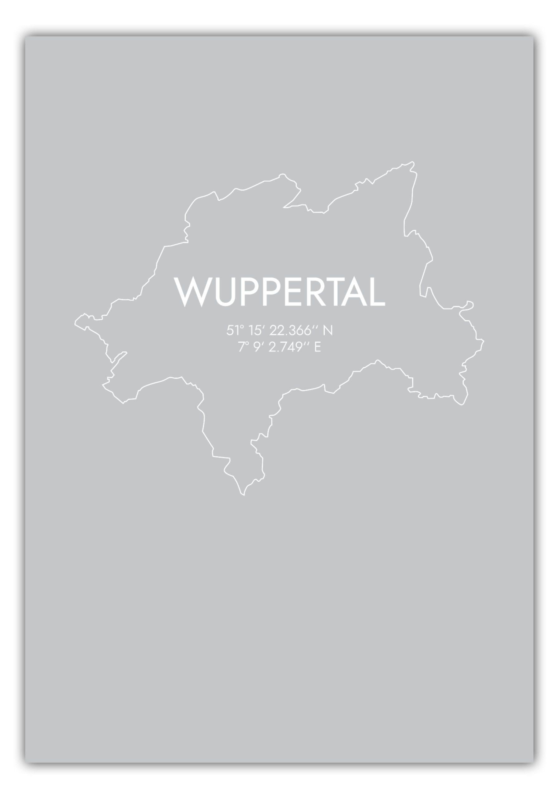 MOTIVISSO Poster Wuppertal Koordinaten #7